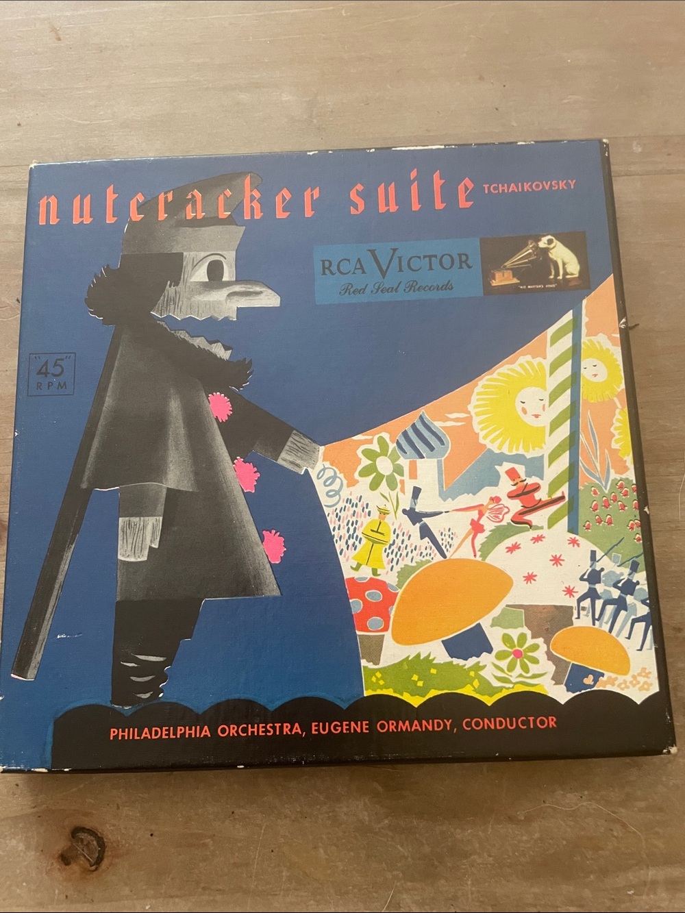 Vintage RCA Victor Nutcracker Suite collectable red vinyl complete